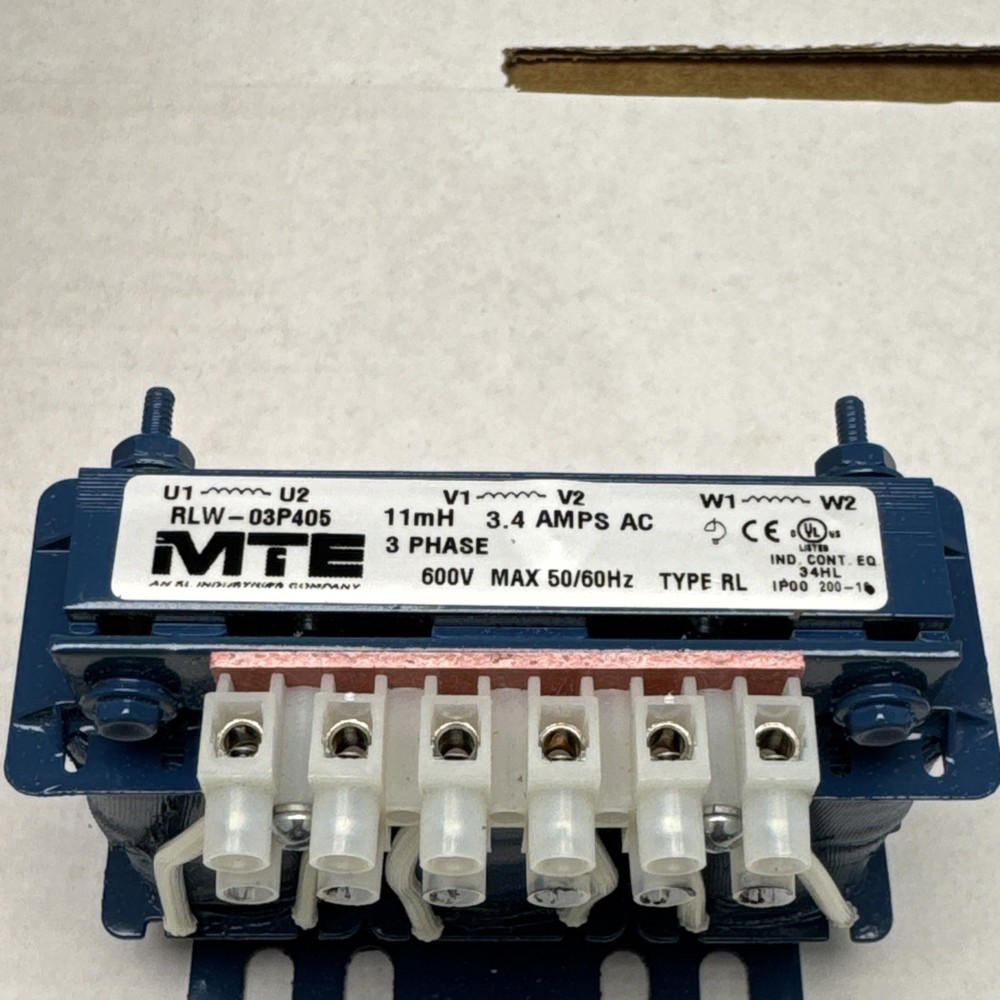 MTE RLW-03P405 3 Phase Reactor