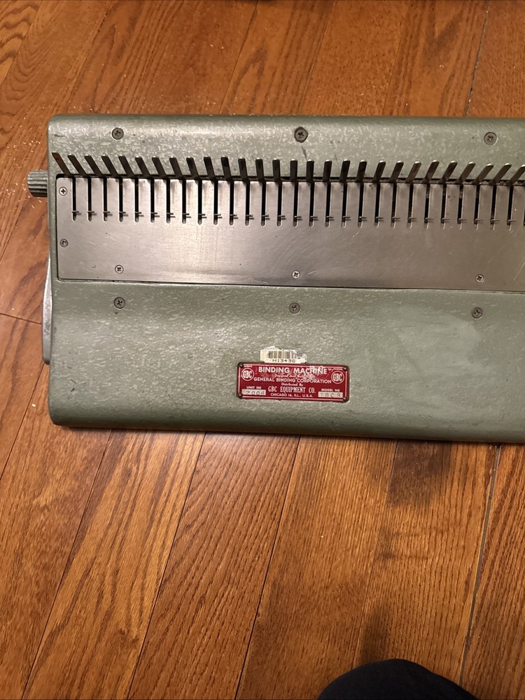 GBC Ibico Manual Comb Binding Machine