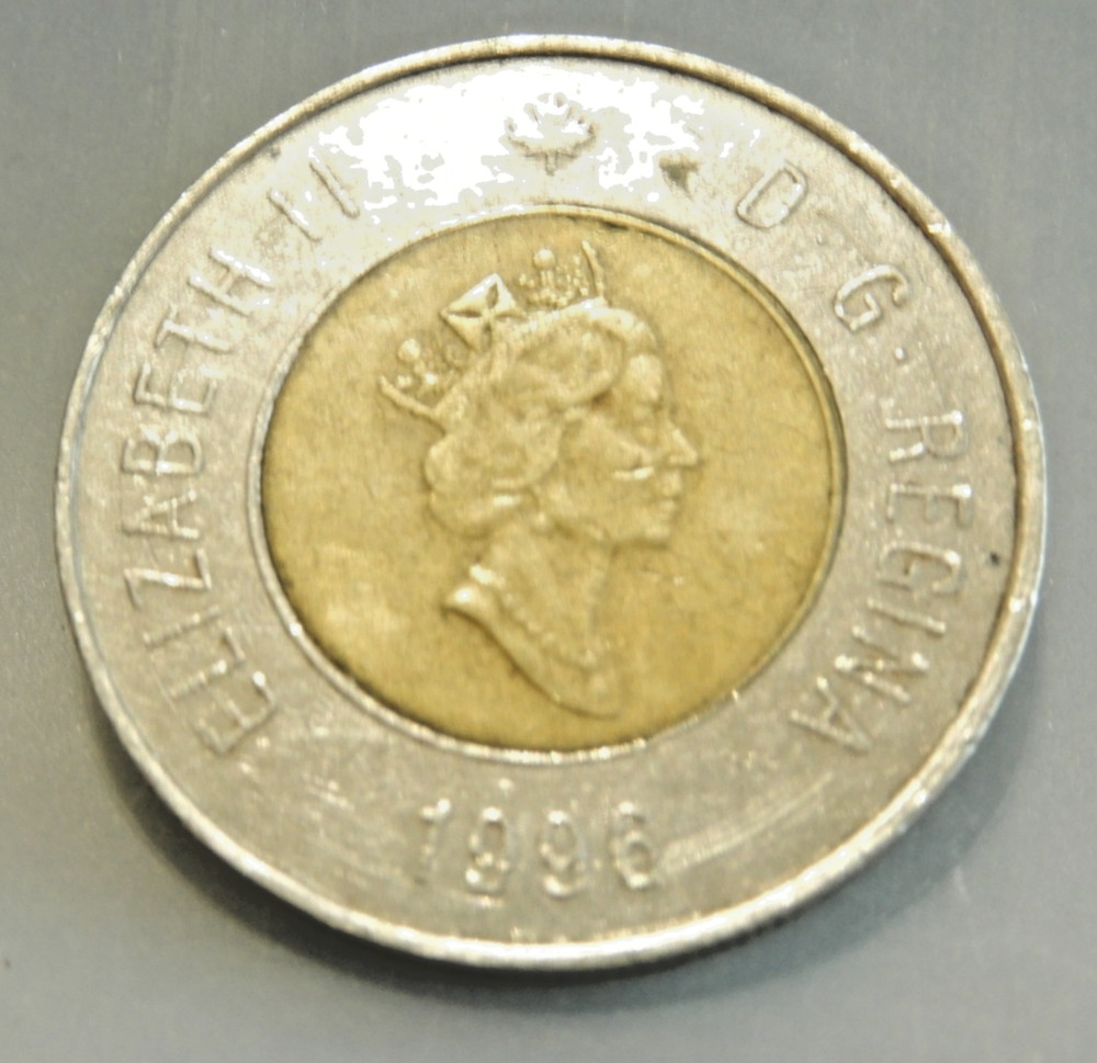 1996 Canada $2 Toonie Coin