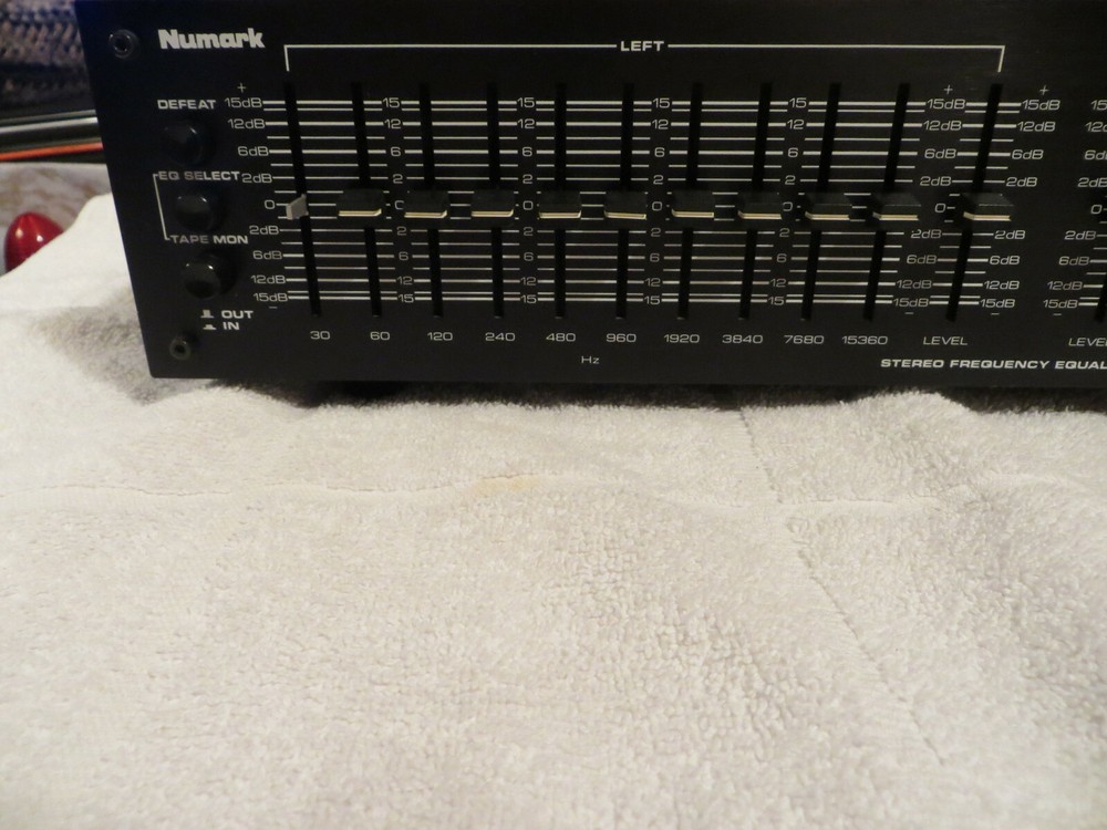 NUMARK EQ 2450 10 BAND STEREO FREQUENCY EQUALIZER,
