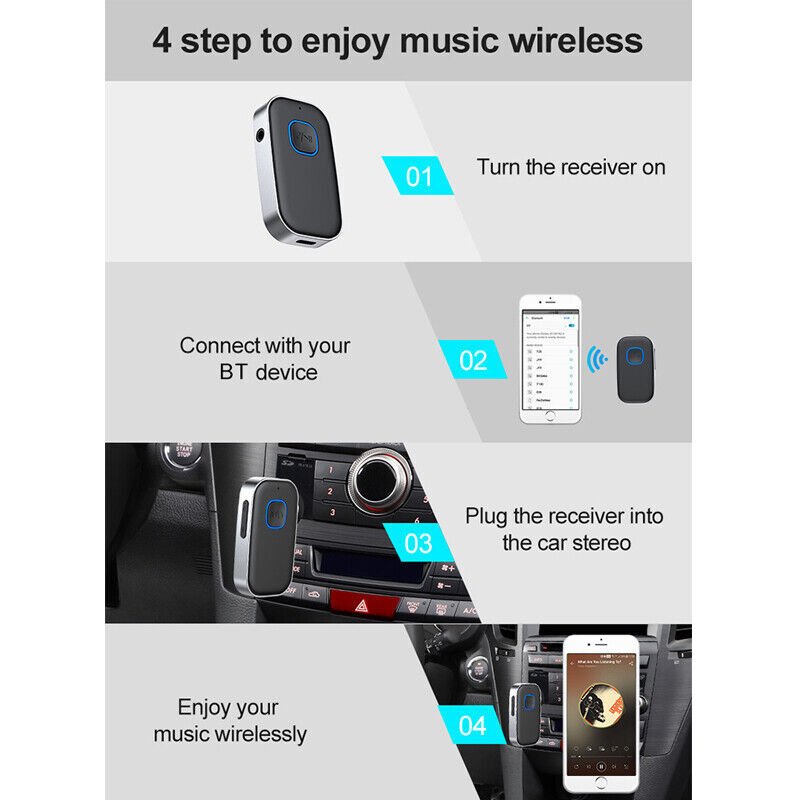 Bluetooth Audio Receivers For PS4 Car Auxiliary Television Set iPod PC Headphone