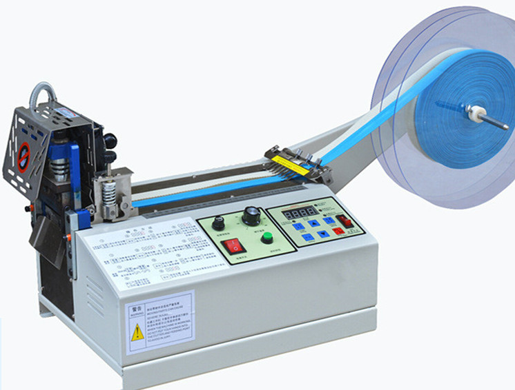 Automatic Cold Hot Nylon Webbing Ribbon Strip Non-Woven Fabric Cutting Machine