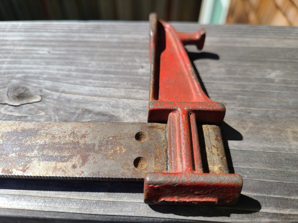 Vintage JUDD 6" Bar SPEED CLAMP Adustable Red