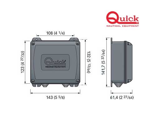 Quick RRCH02 Remote Control Button for Sailing Anchor 2 Channels