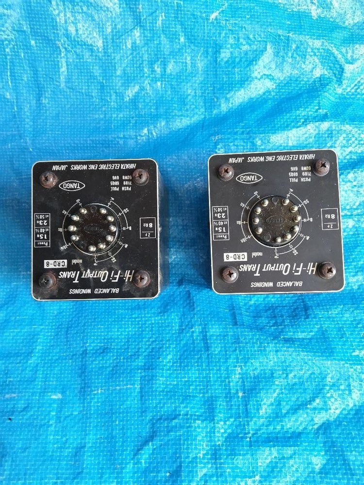 TANGO CRD-8 Hi-Fi Output Trans pair rare unused item With instruction manual F/S