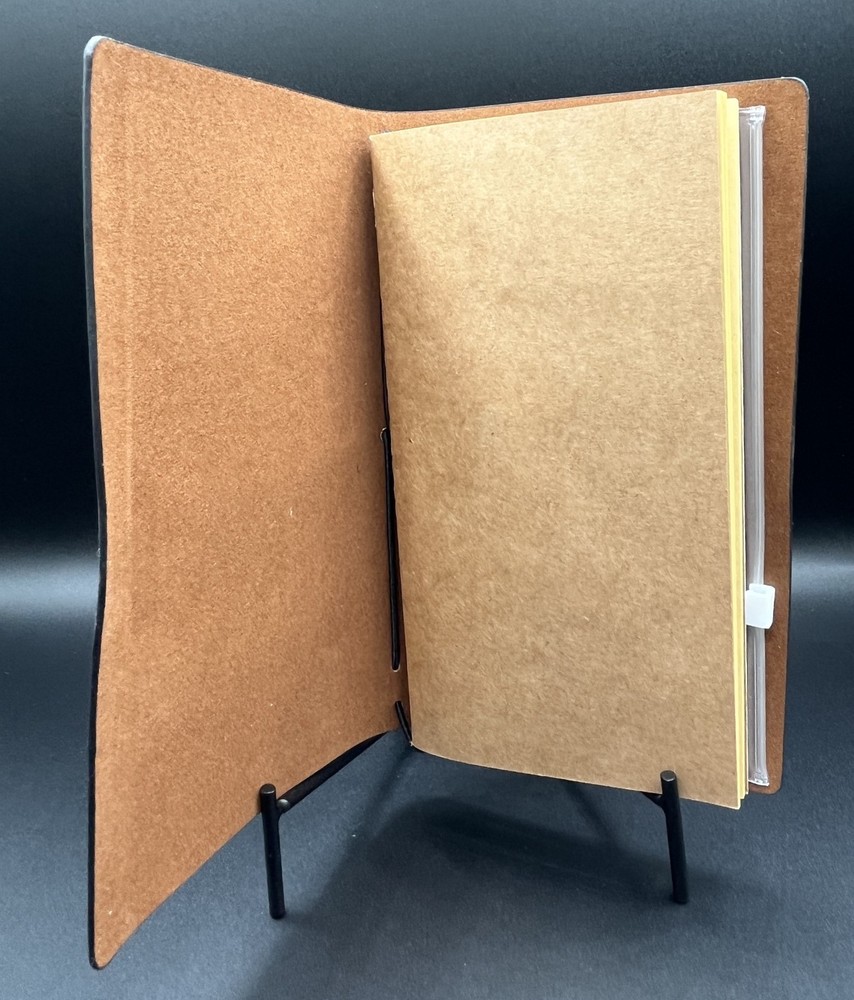 NEW Dumpster Fire Themed Journal Unlined + Lined Pages Plastic Zip CC Pockets