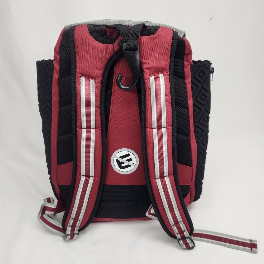 Baseball Softball Coaching Backpack Bat Bag "No Errors" RED New w/ Tags *Read