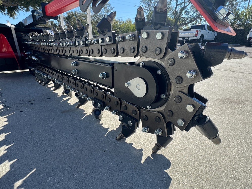 Raytree 60" Skid Steer Loader Trencher Attachment Rock Bullet Teeth