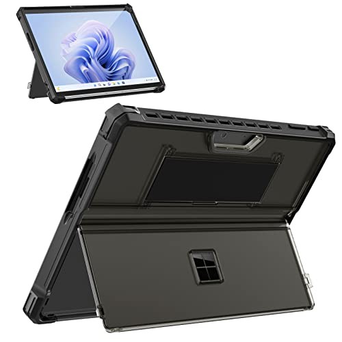 Case for Microsoft Surface Pro 11, Surface Pro 10, Surface Translucent Black