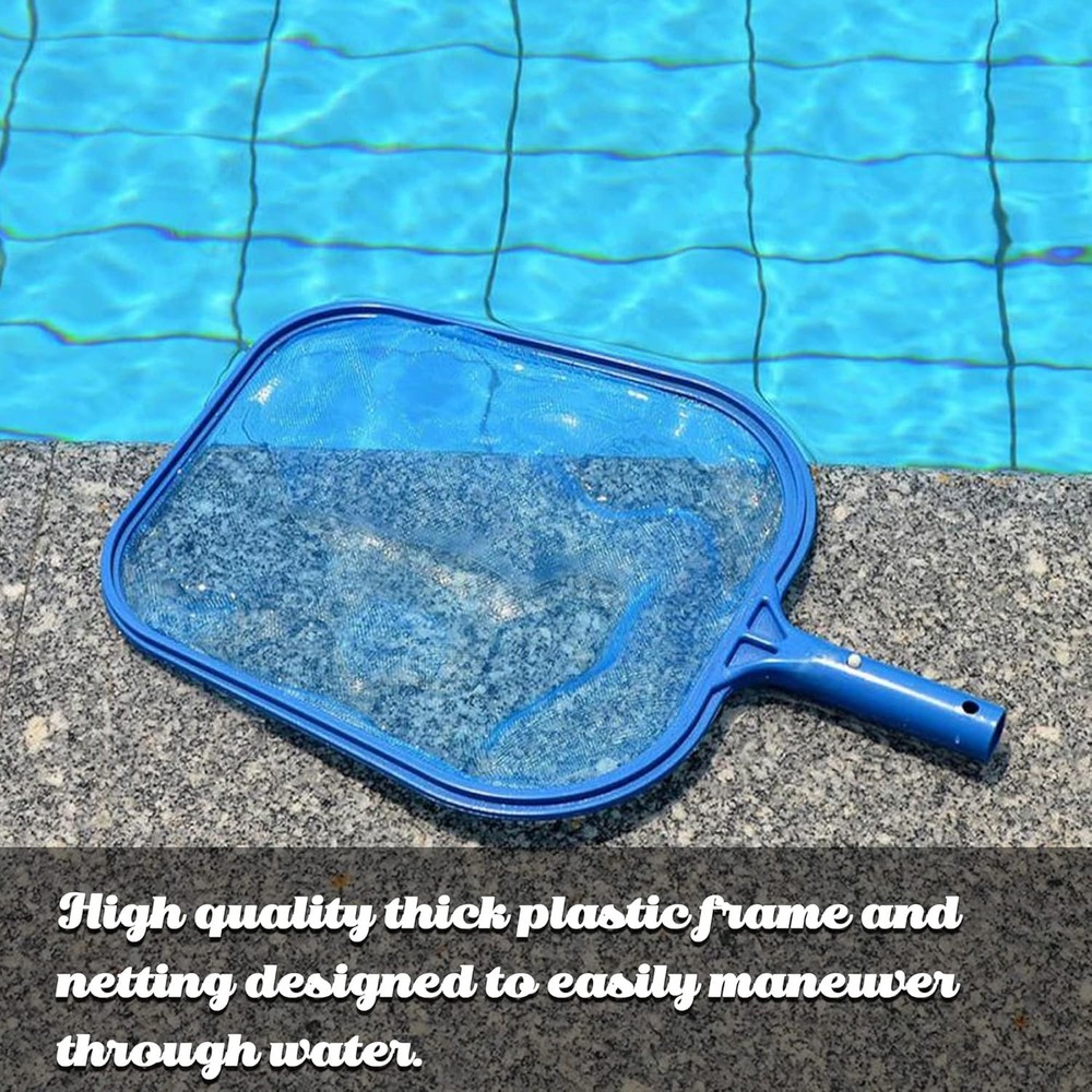 Lightweight Pool Skimmer with Strong Mesh Frame - Perfect for Clear Water