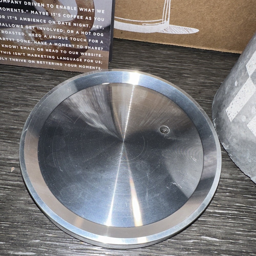 FLIKRFIRE Personal Concrete Fireplace NEW