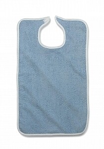 Bib Hook and Loop Closure Reusable Terry Cloth -1 Count
