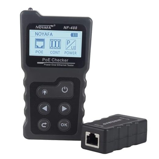 POE Cable Tester for Power Over Ethernet, Network Cable Continuity NF-488