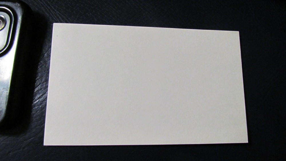Clete Boyer signed Index Card