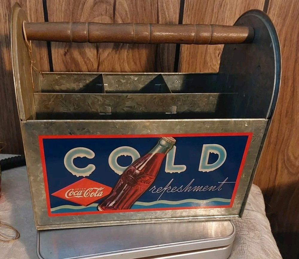 Coca Cola utensil holder kitchen caddy