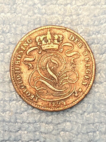 Belgium - 1 centime 1894 Dutch