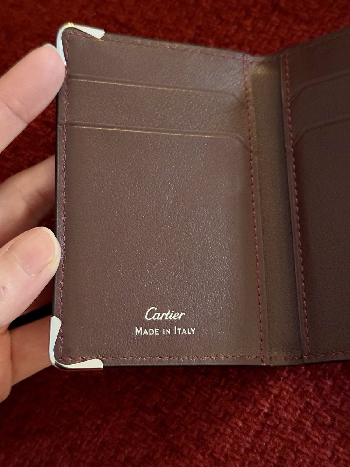 Cartier Black Calfskin Cardholder - New in Box | Collectible Promotion AD Gift