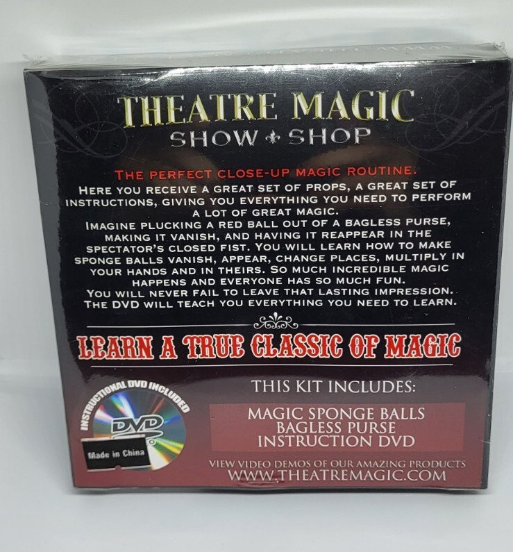 Theatre Magic DVD & Kit Sets - Light & Spongeball Magic Tricks Sealed