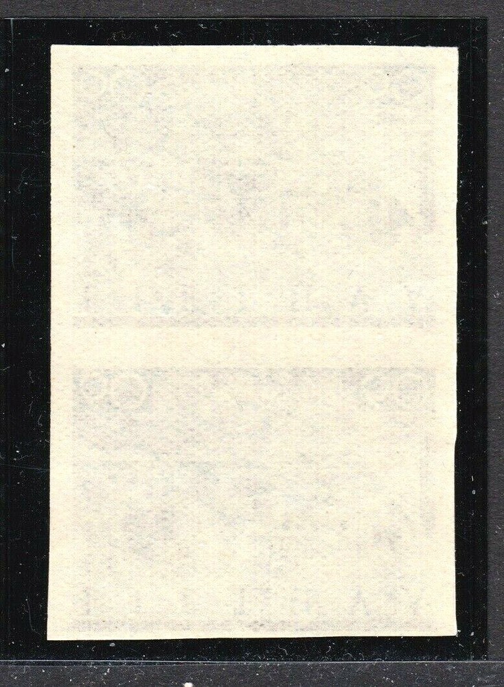 LITHUANIA (Scott 316b) 1940 Regular Postage Imperforate Vertical Pair MINT NH VF