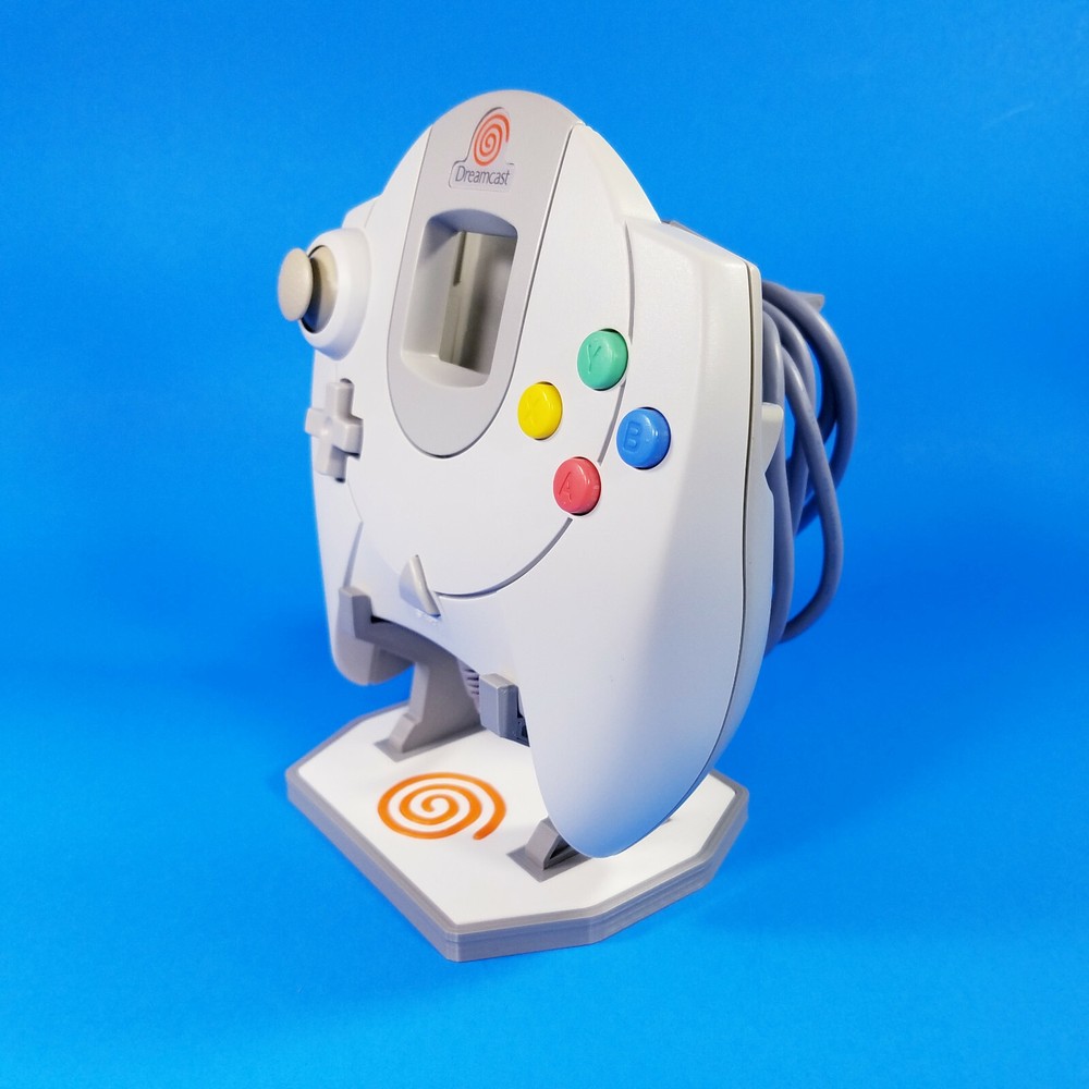 Sega Dreamcast Controller Display Stand - Custom 3D Printed - Multi Color Mounts