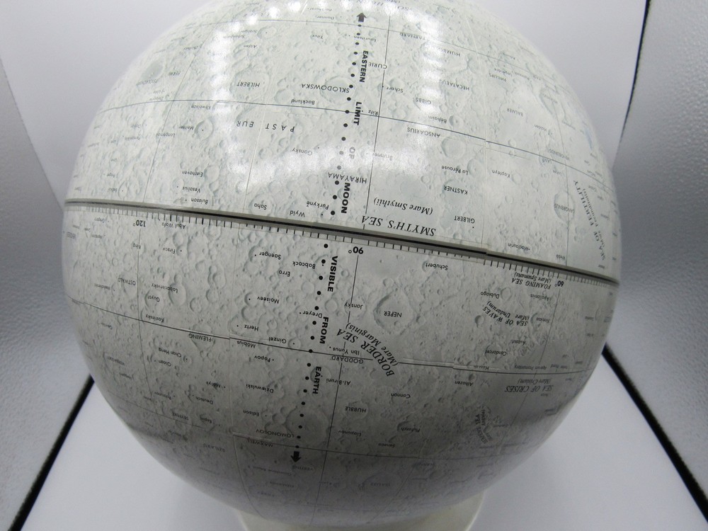 Vintage Replogle Lunar Globe 12” diameter sphere map moon