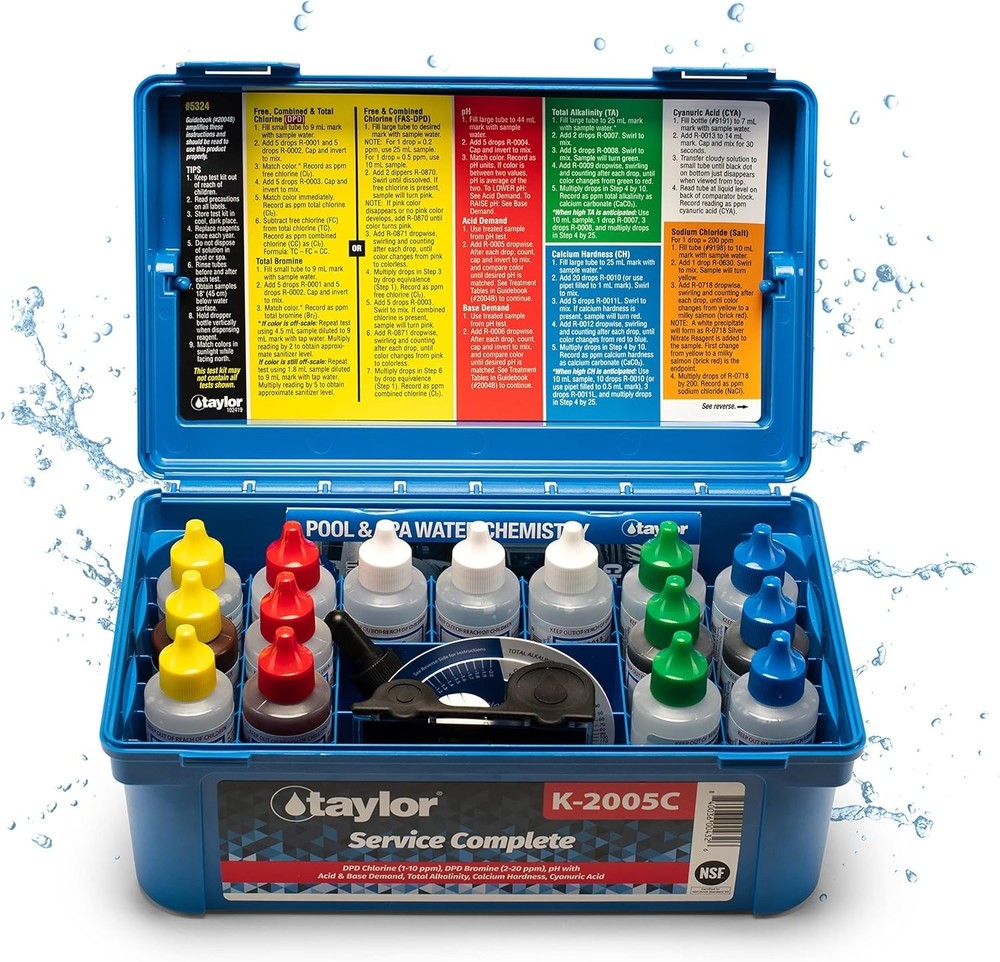 Easy-to-Use Pool Water Kit - High Range Reagents