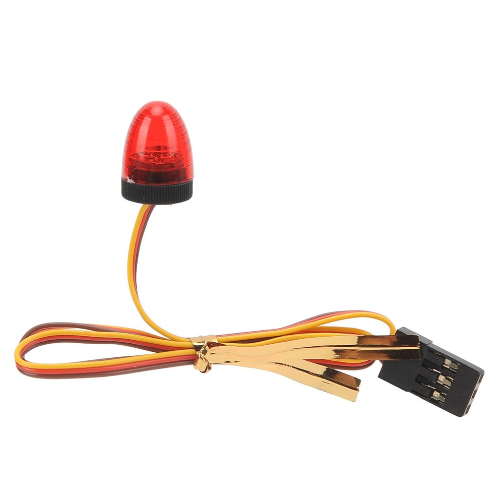RC Car Alarming Light 5 Light Modes High Simulation Round Compact 10x15mm LED