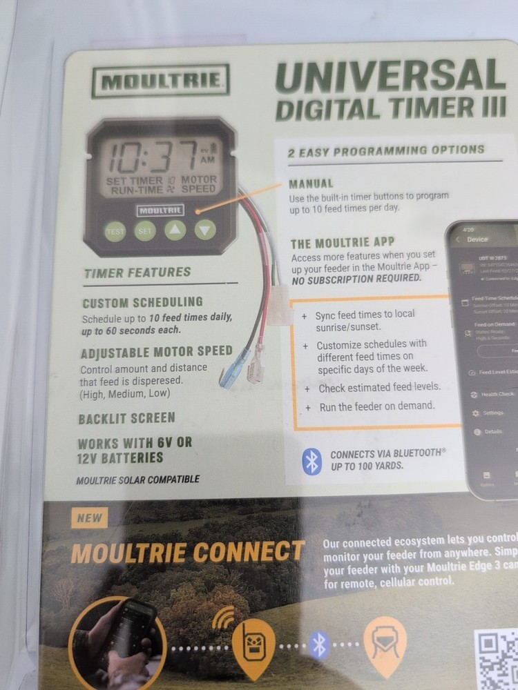 Universal Digital Timer III - Deer Feeder Timer - Digital Timer System