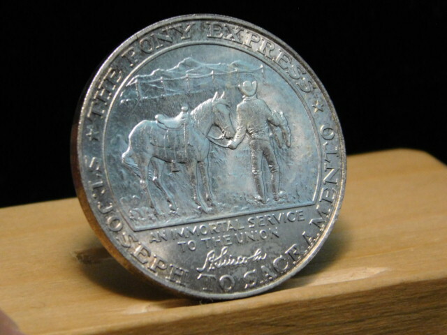 Pony Express Termination Centennial 1961 So-called dollar struck in silver