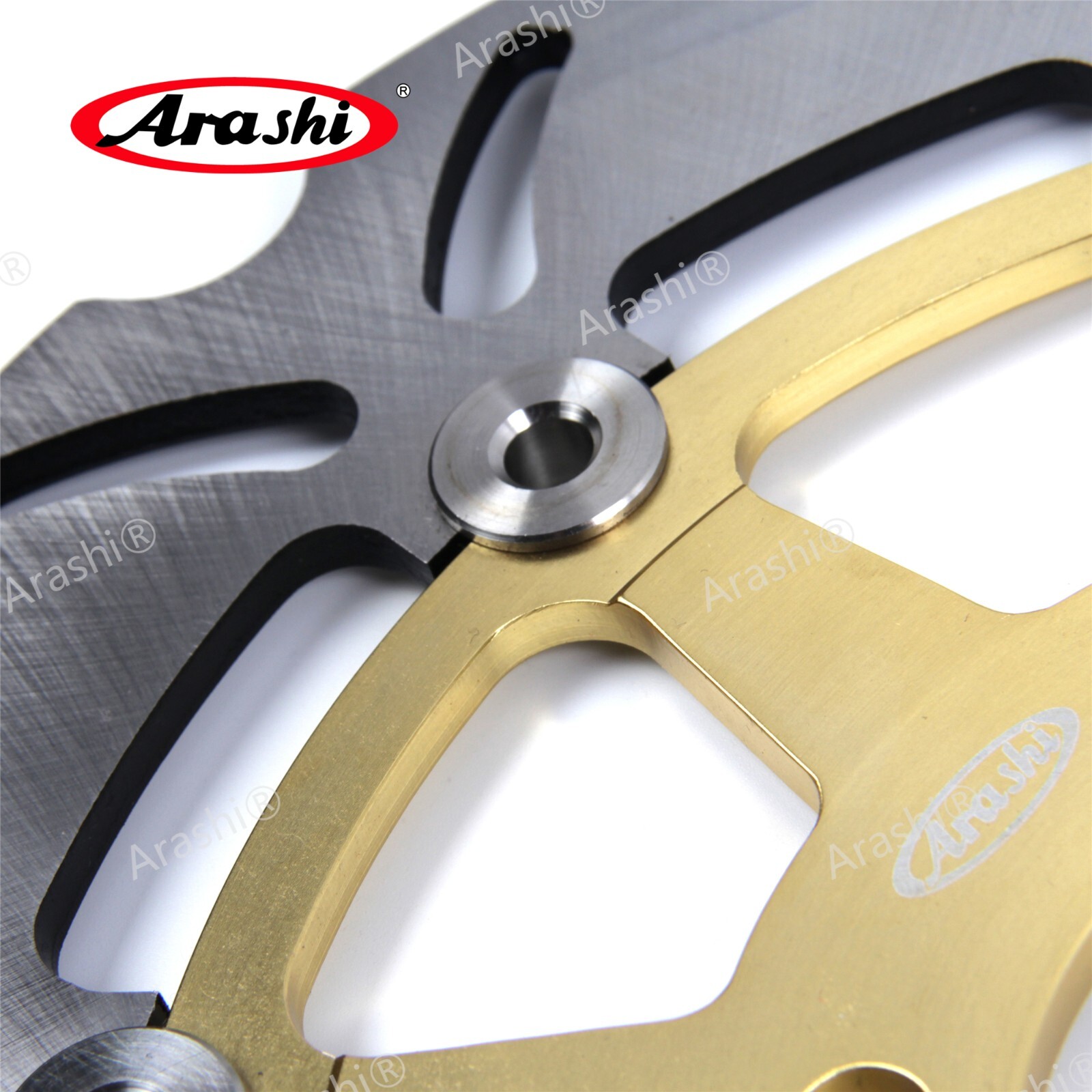 GOLD Front Rear Brake Disc Rotor for Suzuki GSXR1000 2003 2004 GSXR750 2004 2005