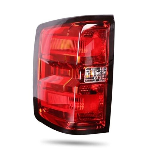HSMOTHEV Red Tail Light Assembly for 2014-2018 Chevy Silverado Left Driver Side
