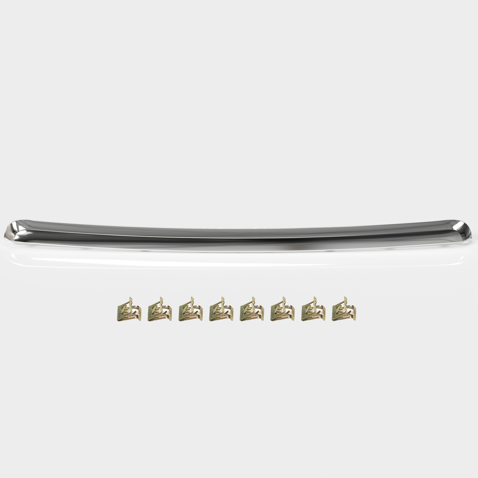 Chrome Hood Molding Trim Moulding For 07-13 GMC Sierra 1500 2500 3500 GM1235109