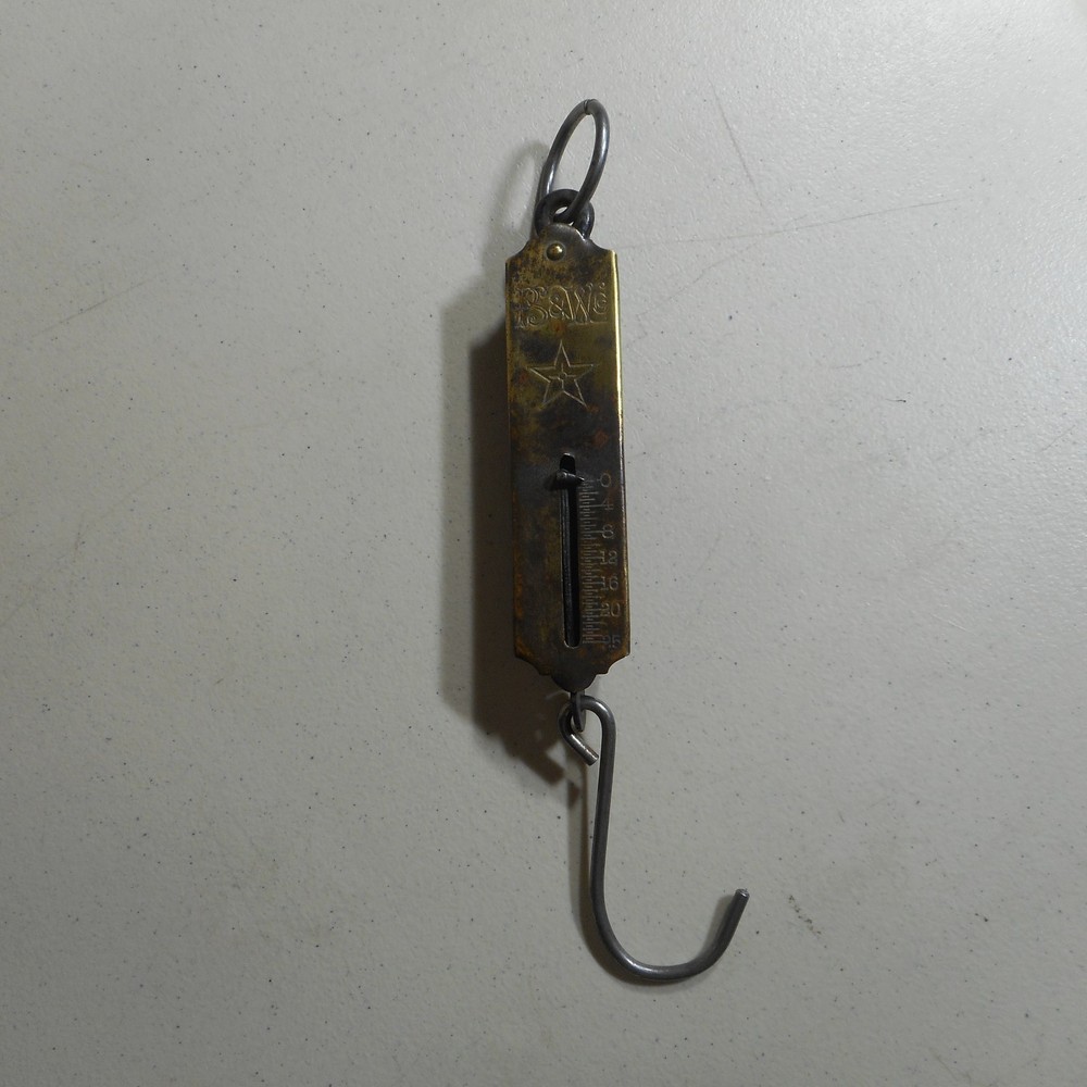B&W Co - Antique Brass Hanging 25# Scale