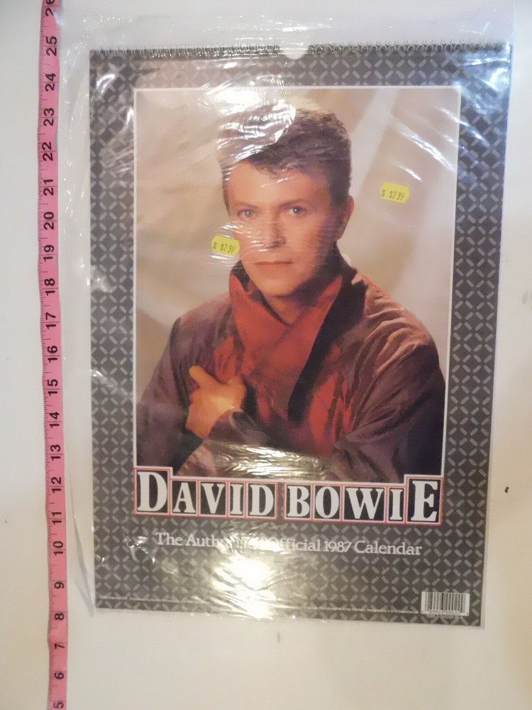 David Bowie 1987 Calendar S5