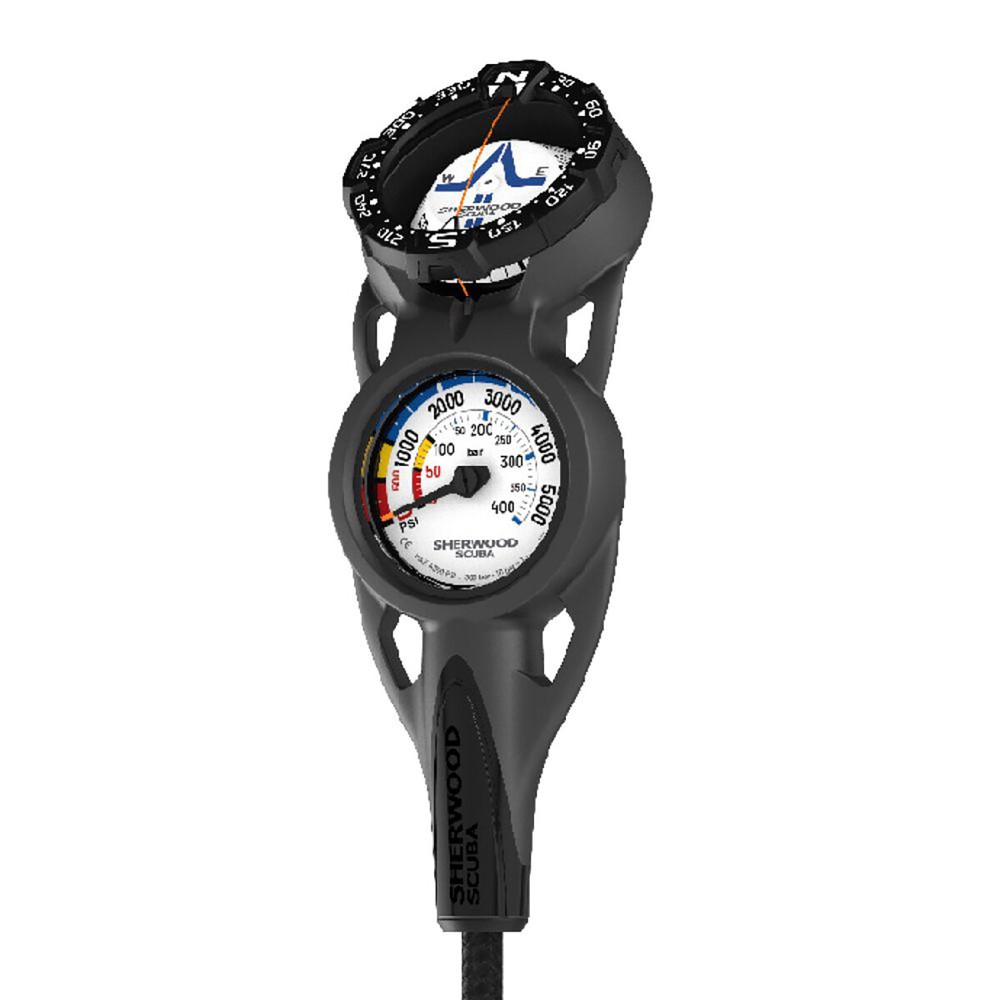Sherwood Analog Console Compass Pressure Gauge