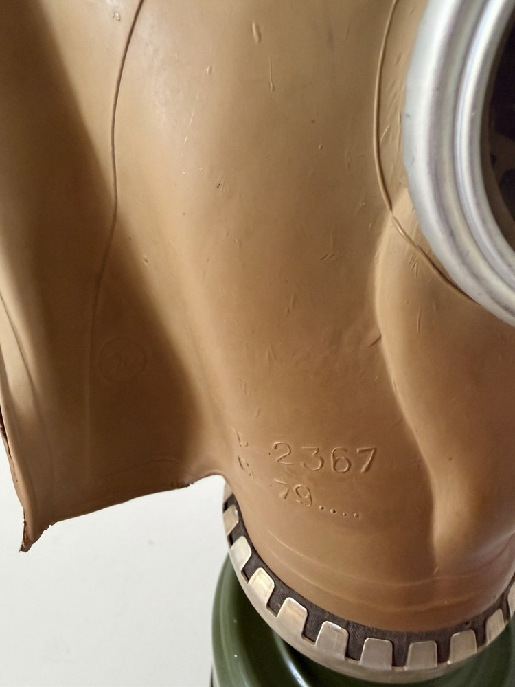 Vintage Rough Rubber Gas Mask