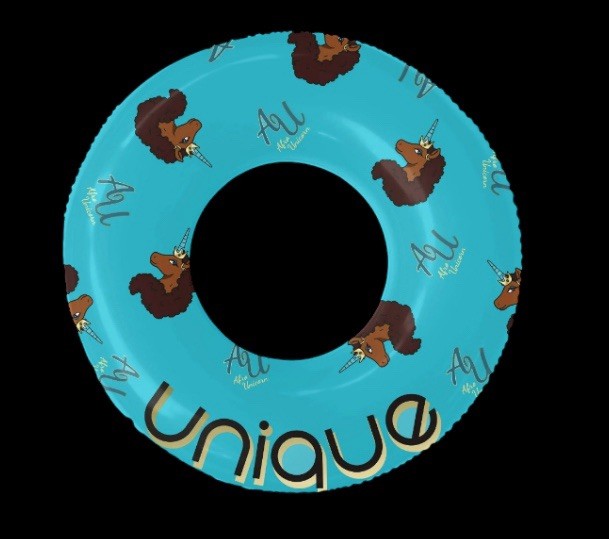 Unicorn 3 Pack Jumbo Pool Float Rings 39” Diameter Each. Magical, Unique, Divine