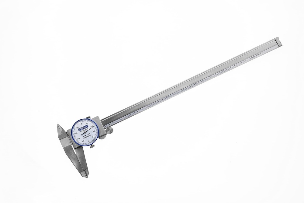 Fowler 52-008-712-0, Dial Caliper With 0-12 Measuring Range (White)