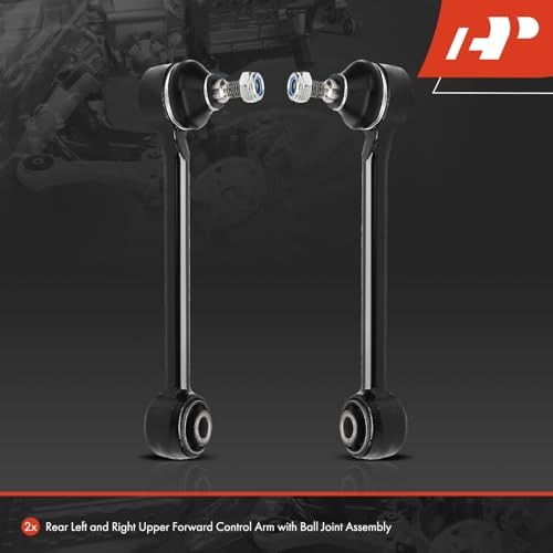 2 x Rear Forward Upper Control Arm, with Ball Joint & Bushing, Compatible
