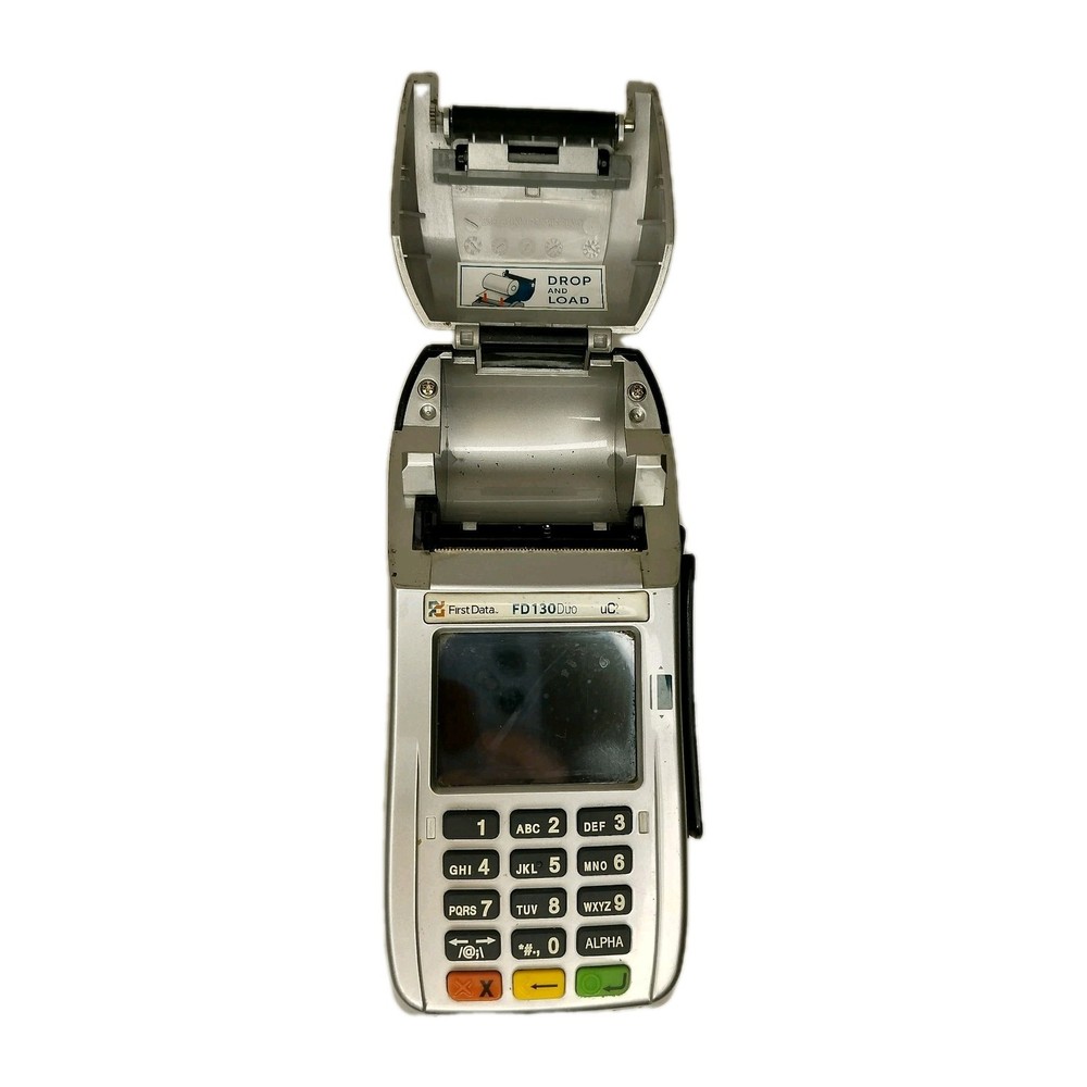 First Data FD150 Credit Card Terminal EMV CTLS No Cables Untested POS Reader