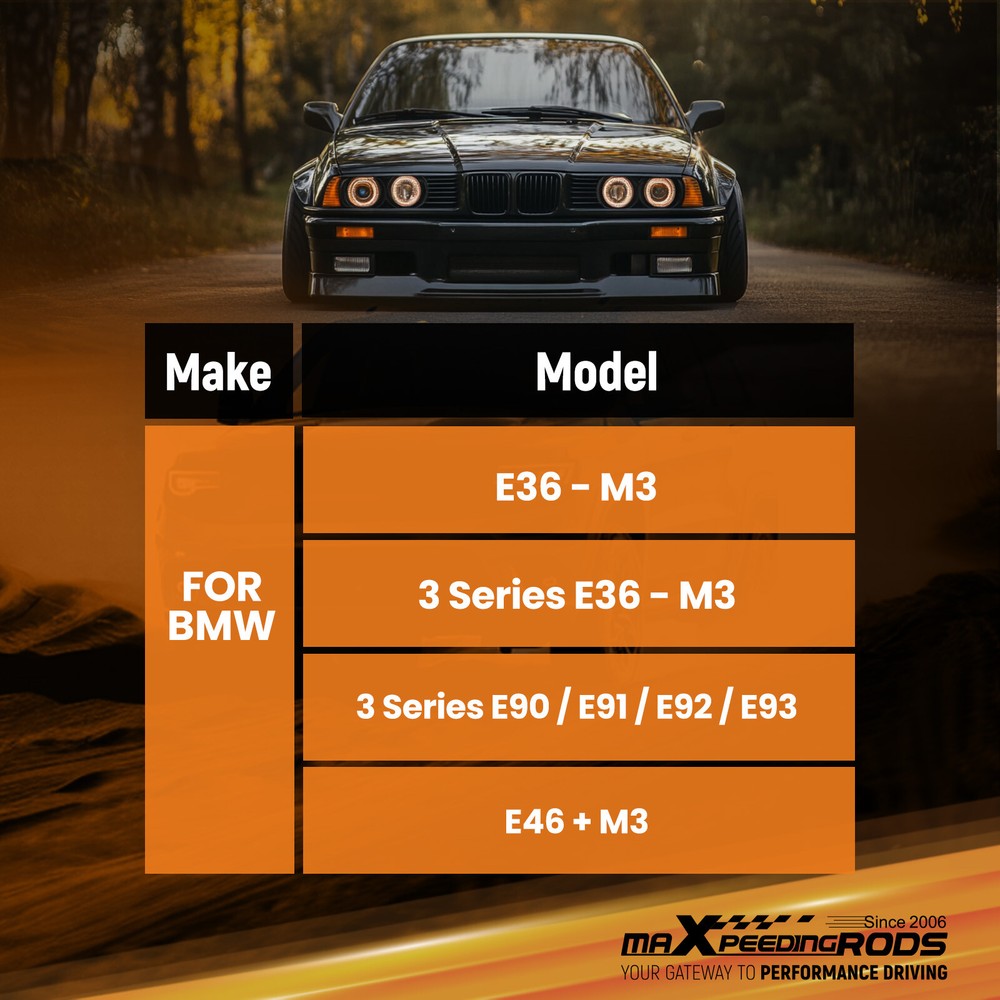 Front Left Right Adjustable Sway Bar End Links For BMW E46 + M3