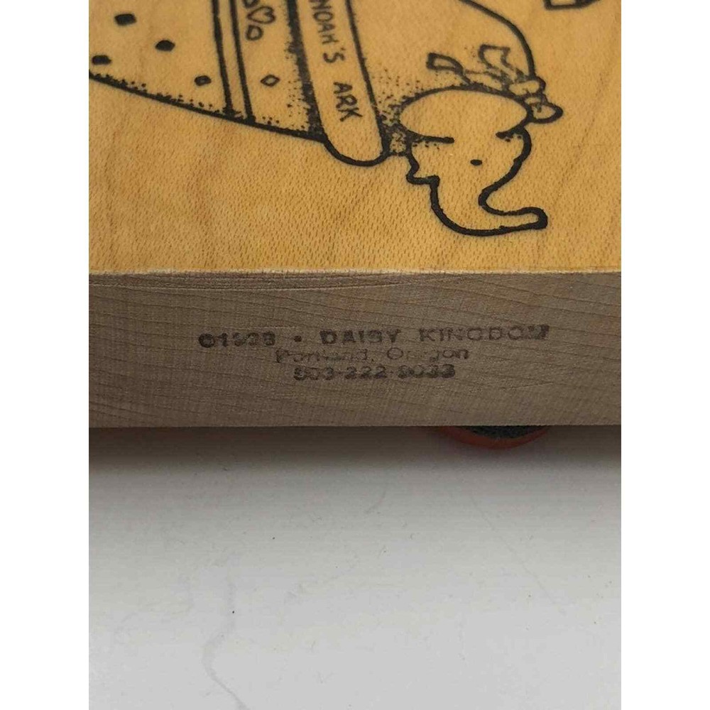 Noahs ark rubber stamp