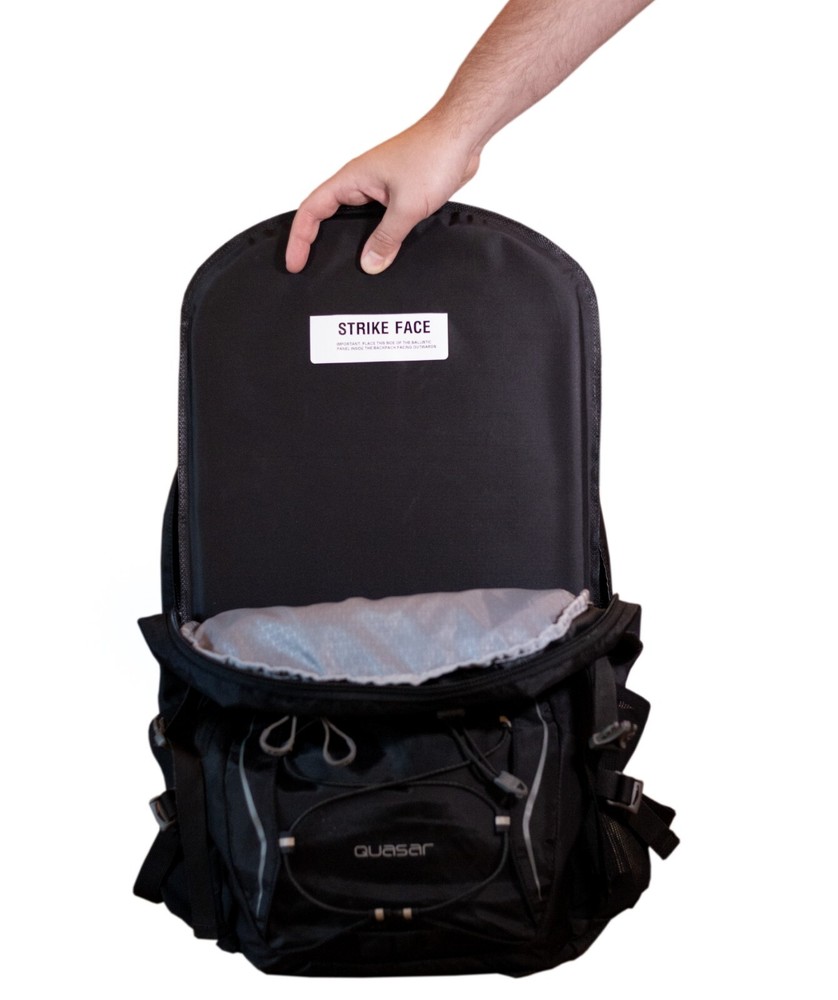 Bulletproof Backpack Insert (Ballistic Level III-A) - Large Size (11" x 14")