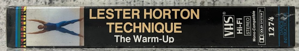 Lester Horton Technique Complete New VHS Set Warm-Up Intermediate Advanced Level