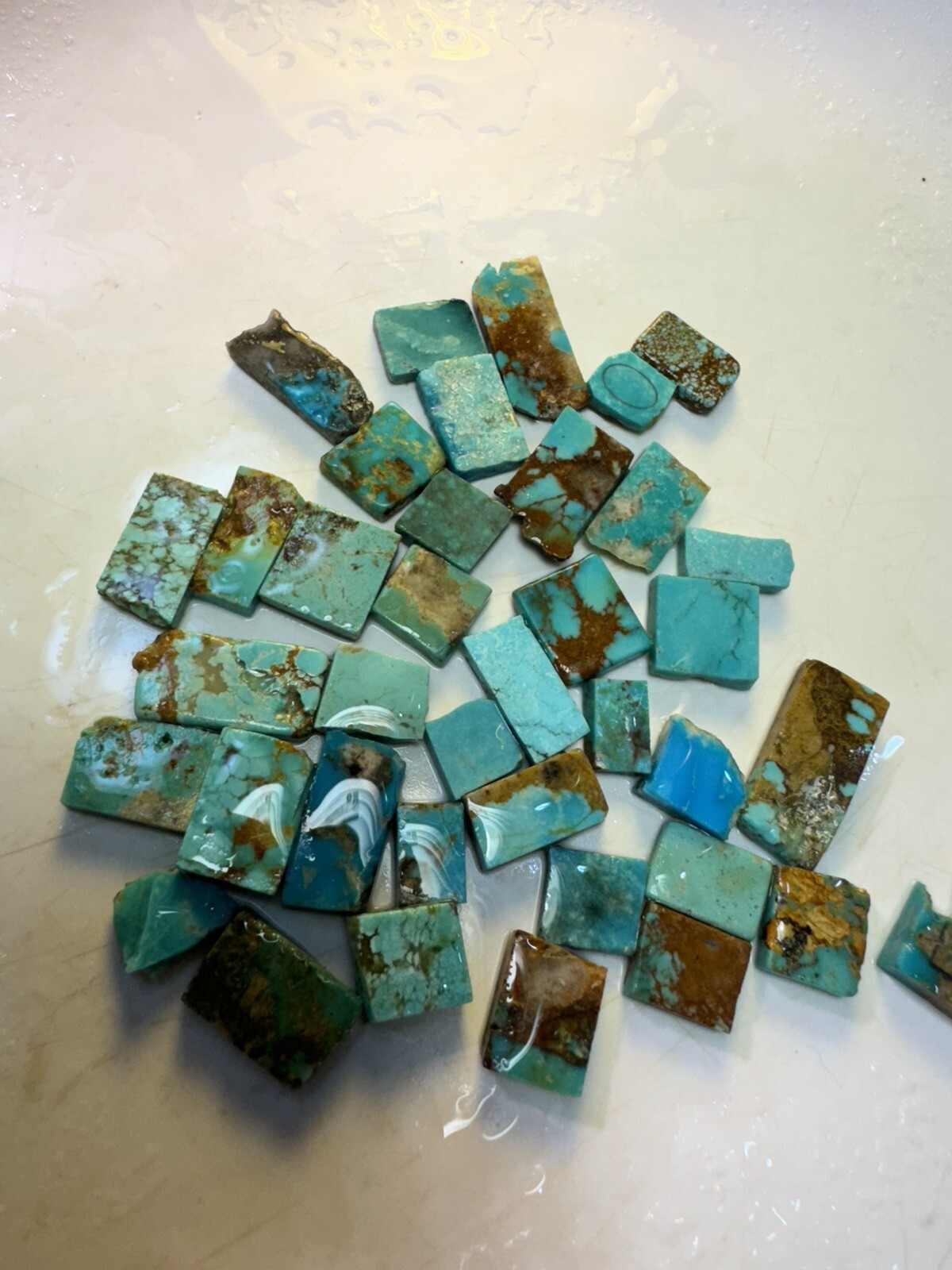 !70 g Bell Trading Post Squared Turquoise! Slabs🔥