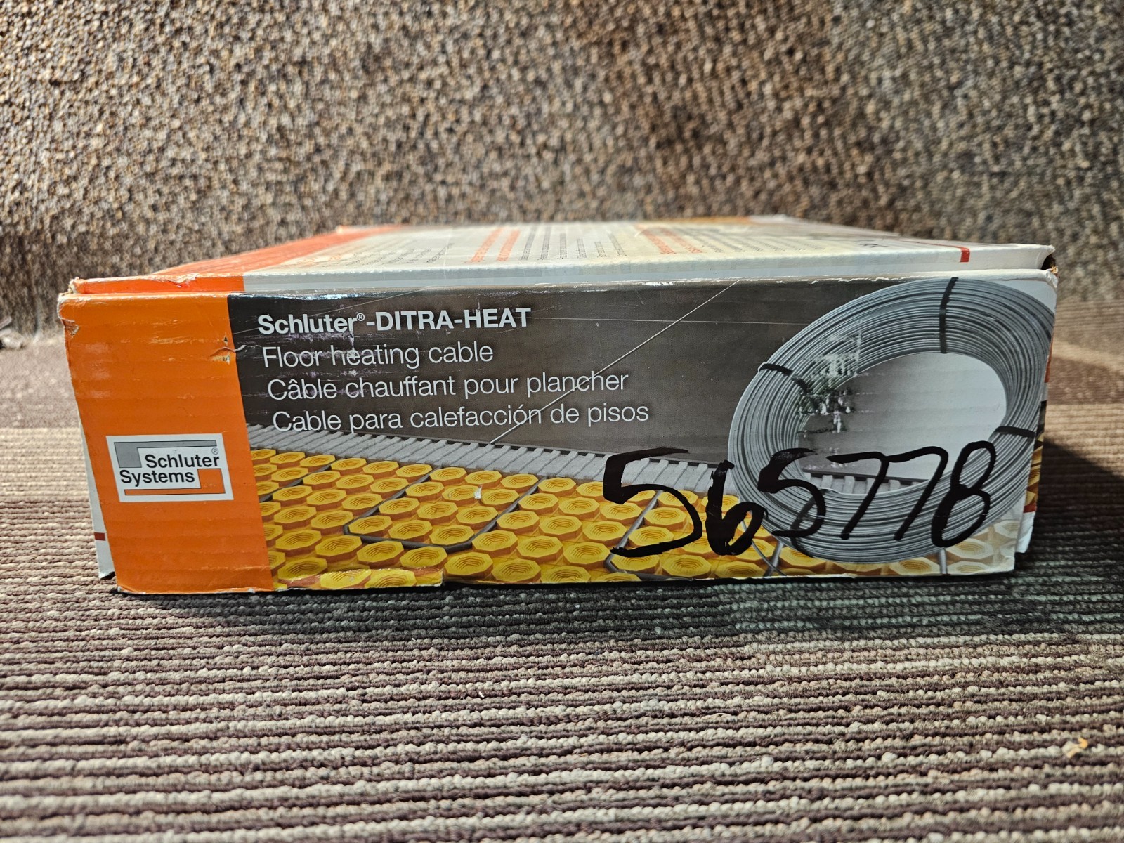 Schluter Ditra-Heat Cable, 120V - 88.2 ft (26.7 SqFt) Heating Cable - DHEHK12027