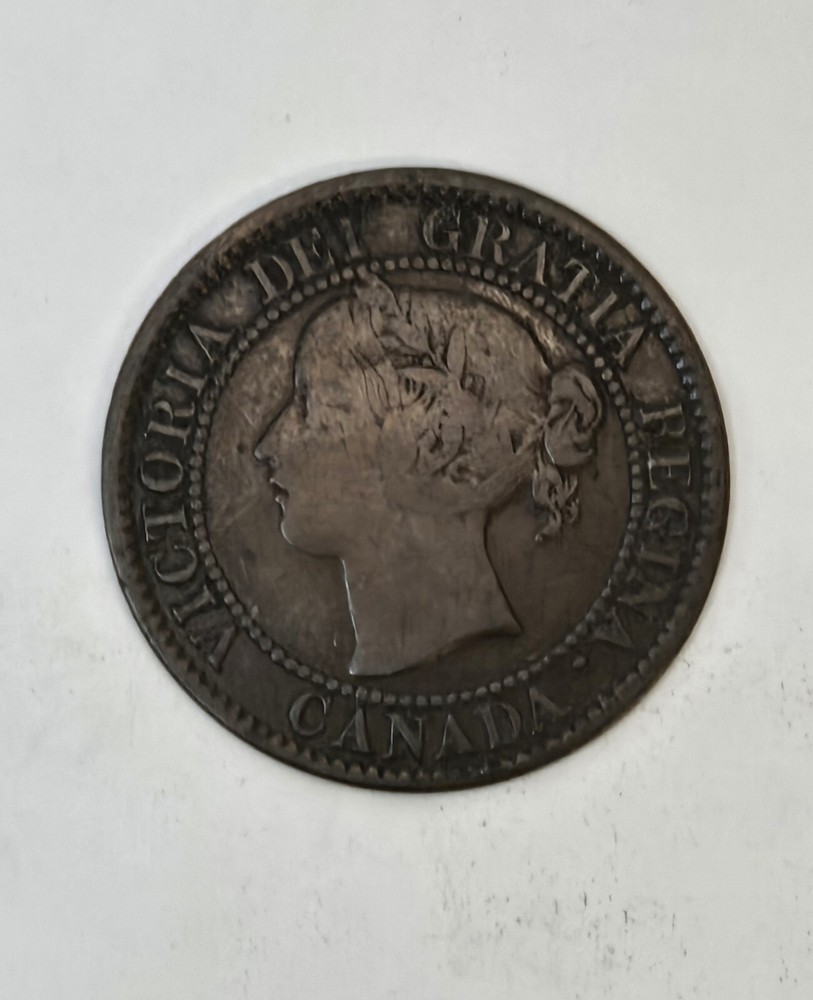 1859 Canada Large Cent Narrow 9