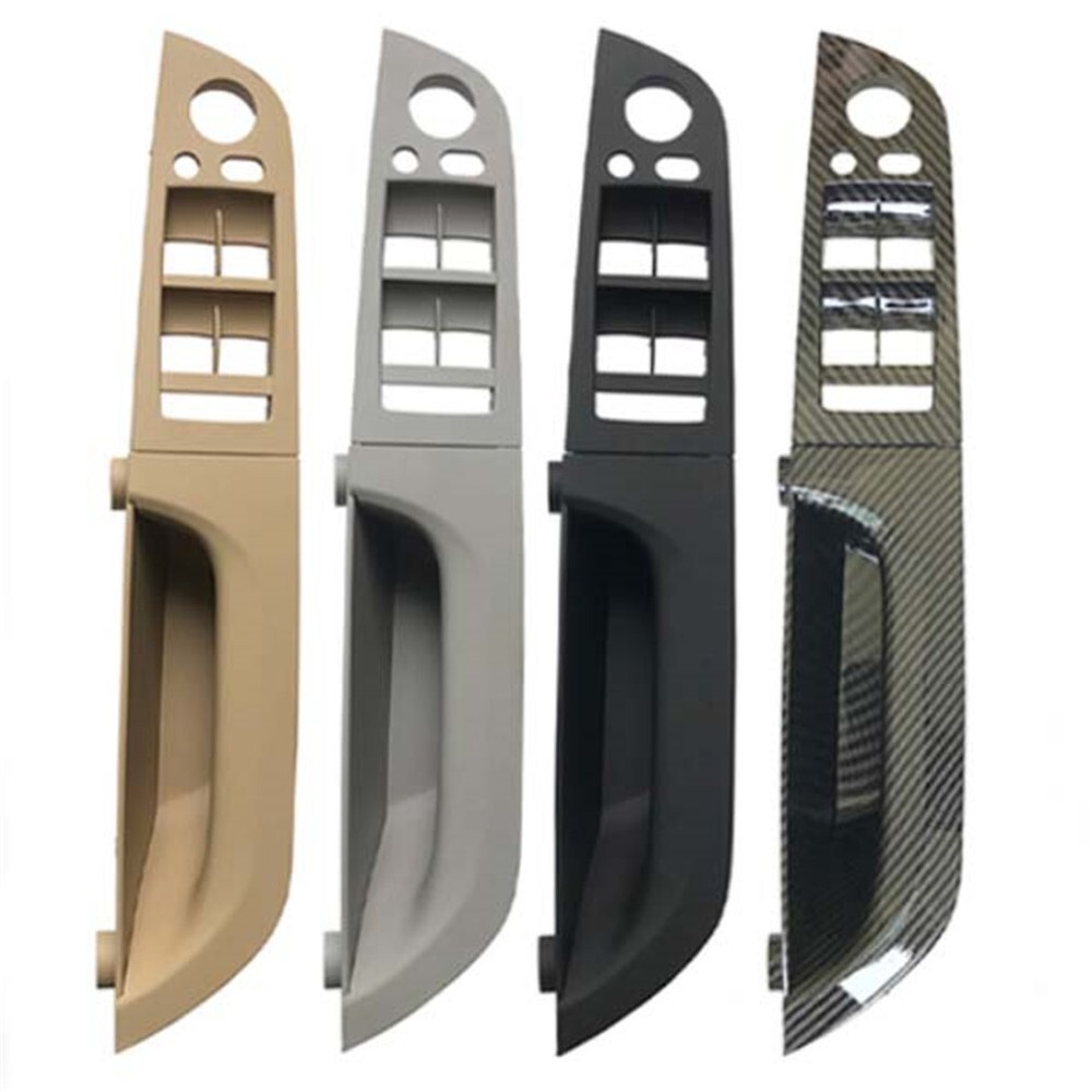 Left Driver Side Pull handle Window Switch Panel For BMW 3 Series E90 E91 Gray