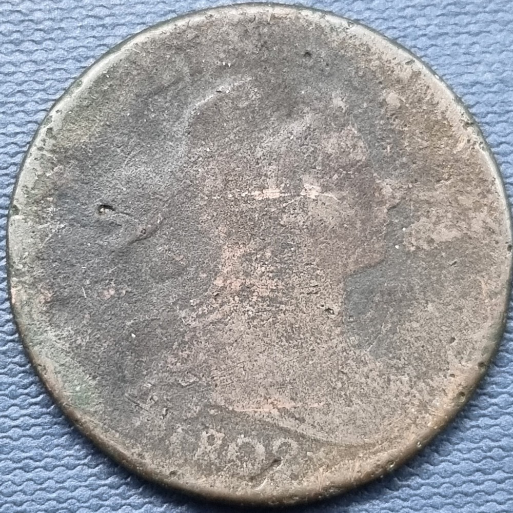 1802 Draped Bust Large Cent 1c Circulated Details #80075