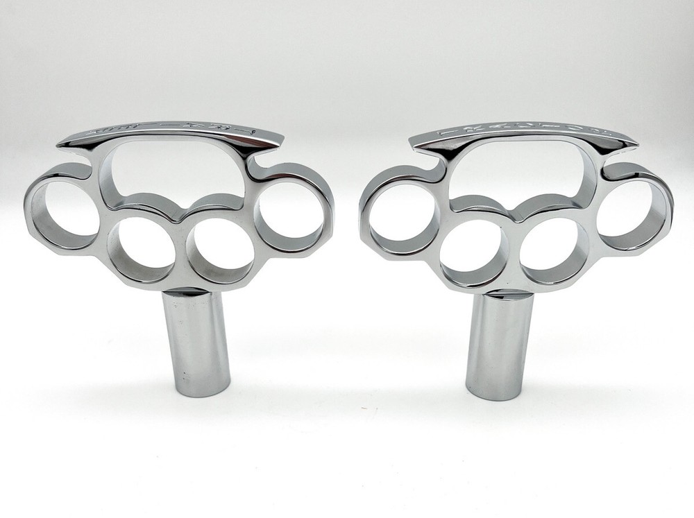 Chrome Handle Style Air Valve Knobs - Tractor/Trailer - Peterbilt Kenworth